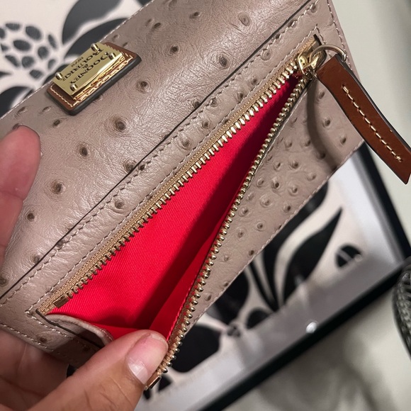 Dooney & Bourke Stone color Clutch Wallet - Picture 4 of 5